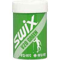 Swix V20 Green Hardwax-8/-15C , 45g Kald festevoks